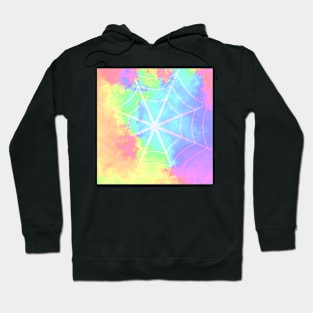 Spiderweb in pastels Hoodie